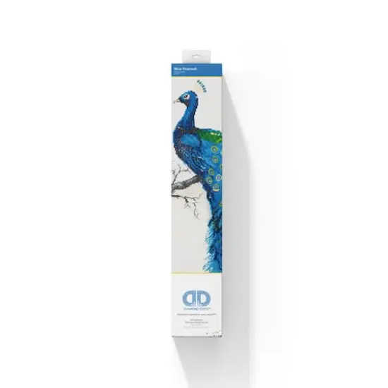 Diamond Dotz&reg; Advanced Blue Peacock Diamond Painting Kit {4}