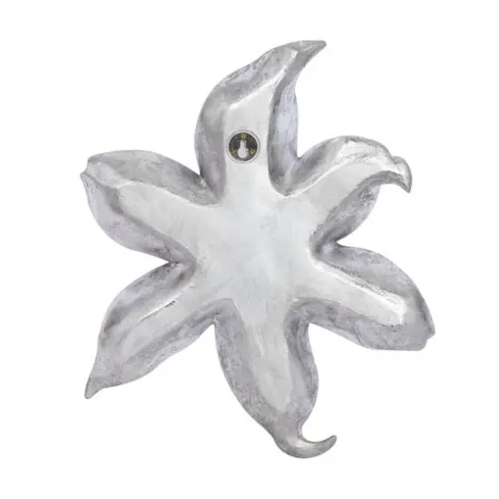 Set of 3 Silver Polystone Contemporary Wall Decor, 18", 15", 13" {8}