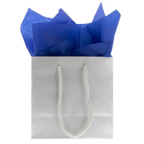 JAM Paper 20" x 26" Tissue Paper, 2 Packs of 10 Sheets Presidential Blue {7}