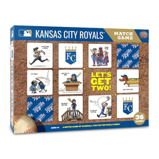 Major League Baseball Licensed Memory Match Game Kansas City Royals {1}