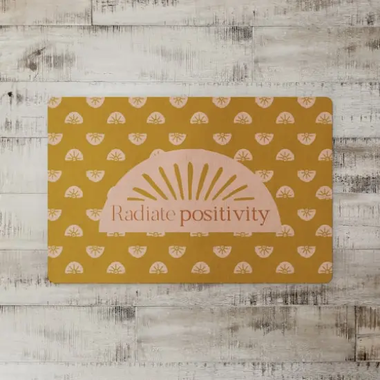 Radiate Positivity Floor Mat {3}