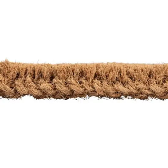 Hello Honey&reg; Black & Brown Hello Natural Coir Doormat {9}