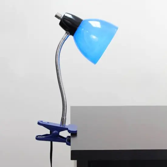 LimeLights 15" Blue Adjustable Clip Lamp Light  {4}