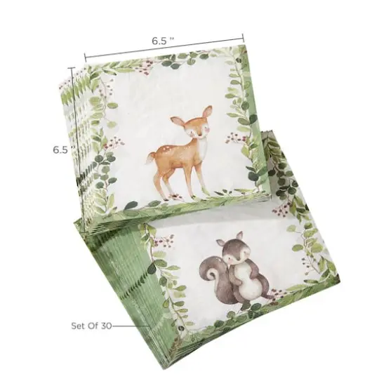 Kate Aspen&reg; Woodland Baby 2 Ply Paper Napkins, 120ct. {7}
