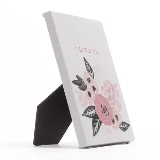 I Love Us Tabletop Canvas {3}