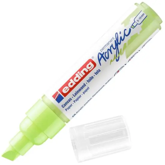 edding&reg; 5000 Broad Acrylic Marker Pastel Green {4}