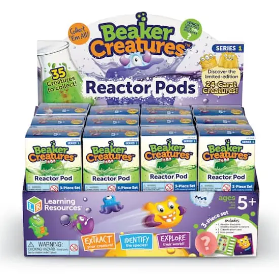 Learning Resources Beaker Creatures Reactor Pods Blind Packs, 24ct. {1}