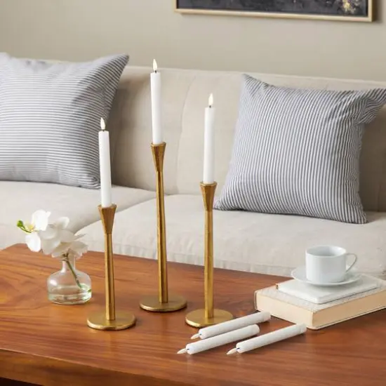 8" Flameless Wax Candles with Remote Control, 6ct. White {10}