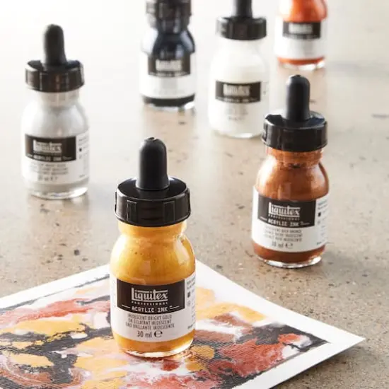 Liquitex&reg; Professional Acrylic&trade; Ink Metallic Set {3}