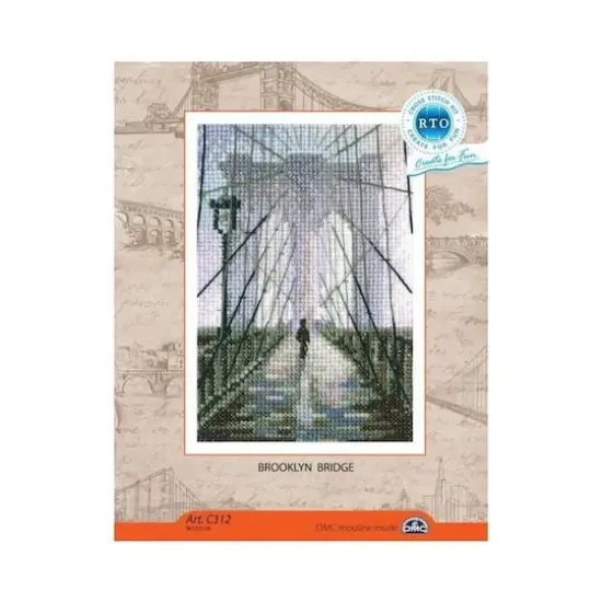 RTO Brooklyn Bridge Cross Stitch Kit {3}