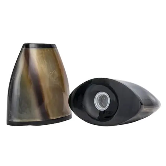 Hello Honey&reg; 3" Black Horn Salt & Pepper Shaker Set {1}