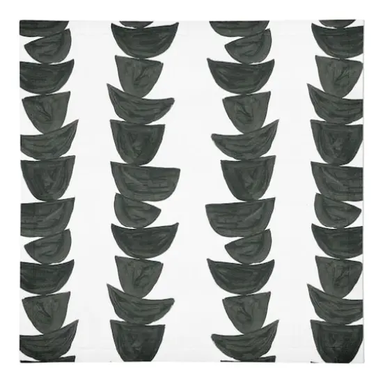 Monochromatic Stacked Bowls 10" x 10" Cotton Twill Napkin {1}