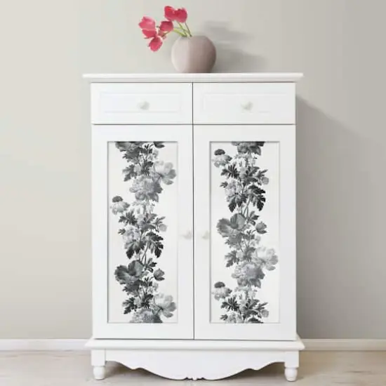 RoomMates Watercolor Floral Stripe Peel & Stick Wallpaper {4}