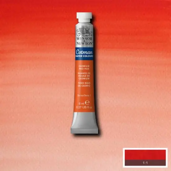 Winsor & Newton&reg; Cotman&reg; Watercolor, 8mL Cadmium Red Hue {7}