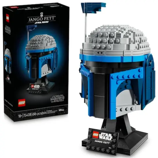 LEGO&reg; Star Wars&trade; Jango Fett&trade; Helmet, Buildable Model Kit for Adults 75408 {1}