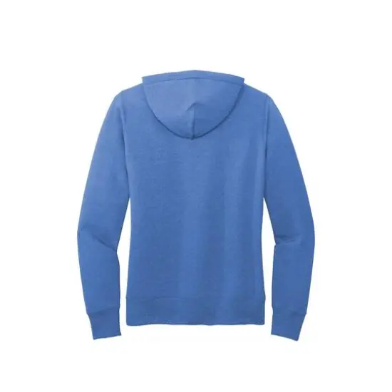 Port & Company&reg; Hooded Pullover Ladies Core Fleece Sweatshirt Heather Royal {4}