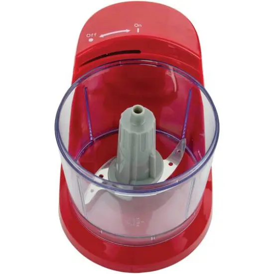 Brentwood Red 1.5 Cup Mini Food Chopper {3}