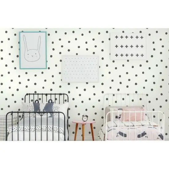 RoomMates Dots Peel & Stick Wallpaper {6}