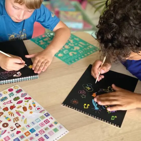 The Bubble Factory Spiral Bound Scratchpad Set {4}