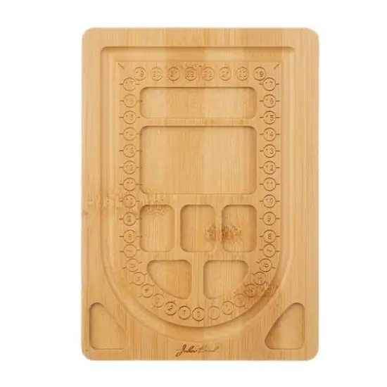 John Bead 5.5" x 8" Classic Travel Wood Bead Board {1}