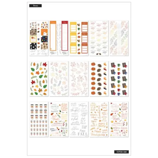The Happy Planner&reg; Seasonal Fall Value Pack Stickers {4}