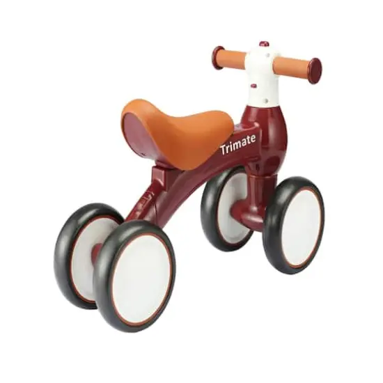 Trimate Red 4 Wheel Baby Walker Balance Bike {4}