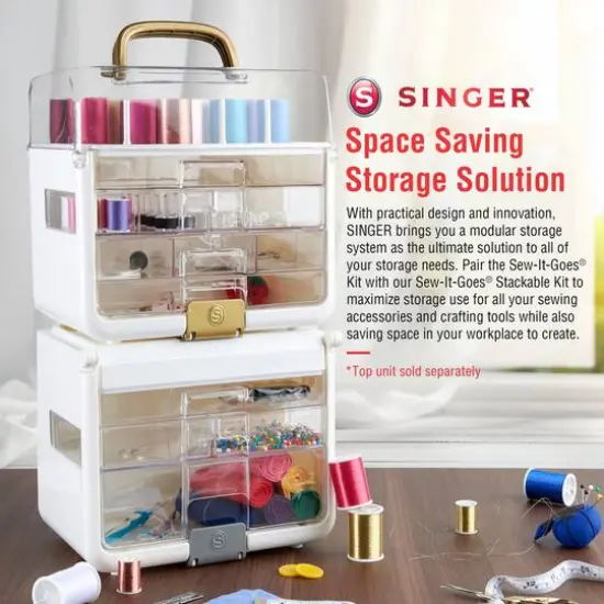 SINGER&reg; Sew-It-Goes&reg; Stackable Storage Case {9}
