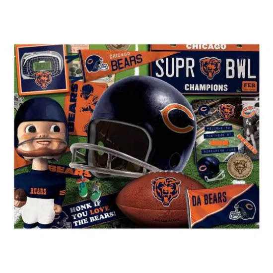 NFL Retro Series 500 Piece Puzzle Chicago Bears {5}