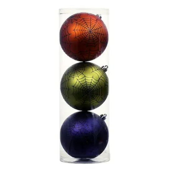 4.75" Spiderweb Ball Ornament Set by Ashland&reg; {1}