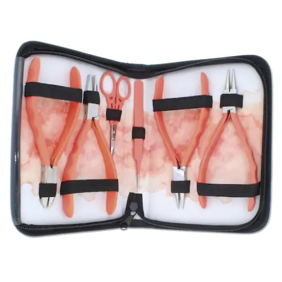 The Beadsmith&reg; Satin Touch&trade; Coral 6 Piece Tool Set {4}
