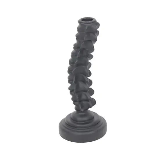 9.5" Black Spine Taper Candle Holder by Ashland&reg; {1}