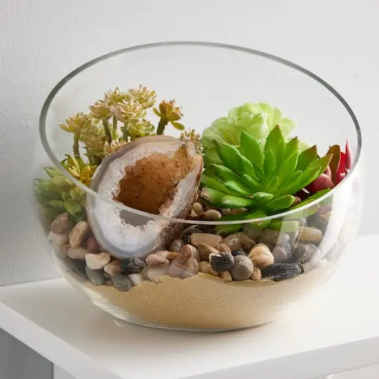 3" Crystal Quartz Geode {3}