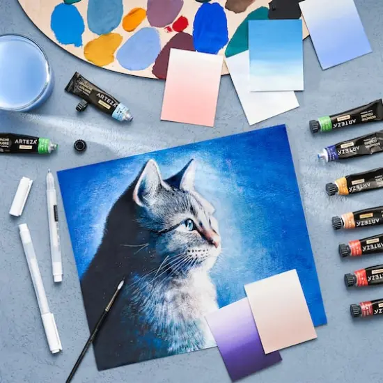 Arteza&reg; 24 Color Gouache Paint Set {5}