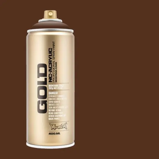 Montana&trade; Gold Acrylic Professional Spray Paint G8120 Cacao {6}