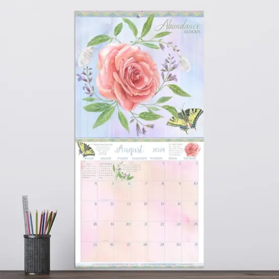 TF Publishing 2024 The Language of Flowers Wall Calendar {5}