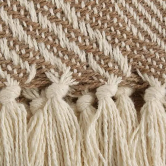 DII&reg; Stone Basket Weave Woven Throw {3}