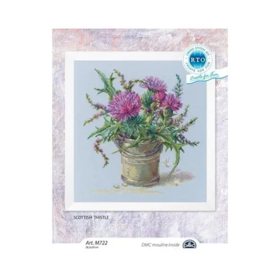 RTO Scottish Thistle Cross Stitch Kit {3}