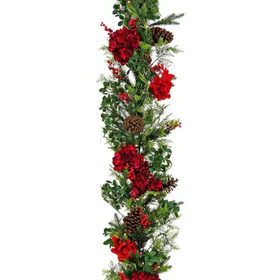 9ft. Decorated Vienna Waltz Garland with LED Lights {5}