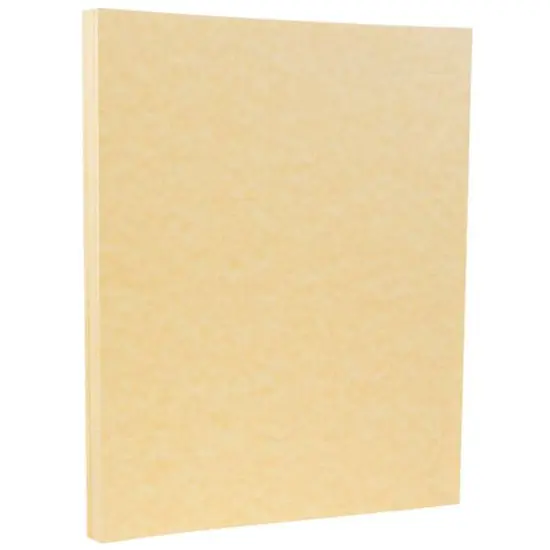 JAM Paper 8.5" x 11" Parchment Cardstock, 50 Sheets Brown {2}