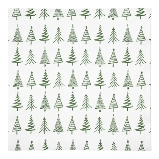 Doodle Tree 10x10 Cotton Twill Napkin {1}