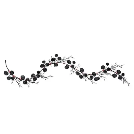 5ft. Black Leaves Lighted Garland String Lights by Ashland&reg; {1}
