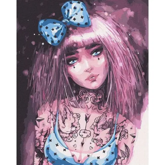 Ideyka Bottomless Eyes Painting by Numbers Kit {1}