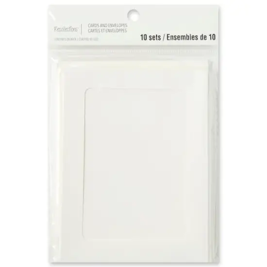 Ivory Frame Cards & Envelopes by Recollections&trade;, 5" x 7" {4}