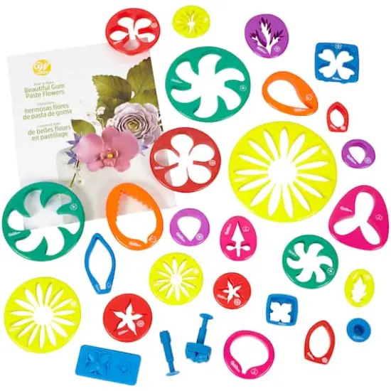 Wilton&trade; 28-Piece Gum Paste Flower Cut-Outs Set {3}