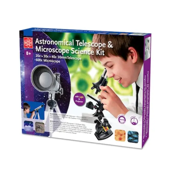 Elenco&reg; Edu-Toys&reg; Astronomical Telescope & Microscope Science Set {1}