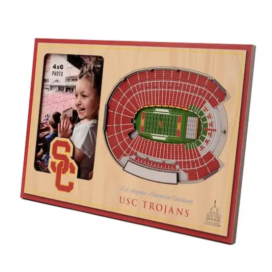 College Football 3D StadiumViews Picture Frame USC Trojans {1}