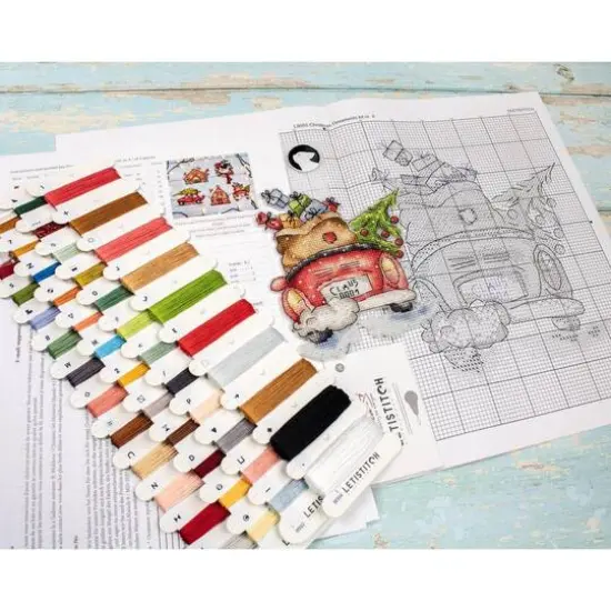 Letistitch Christmas Ornaments Counted Cross Stitch Kit {8}