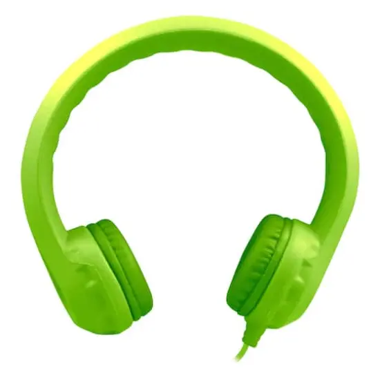 HamiltonBuhl&reg; Flex-Phones&trade; Green Indestructible Foam Headphones {1}