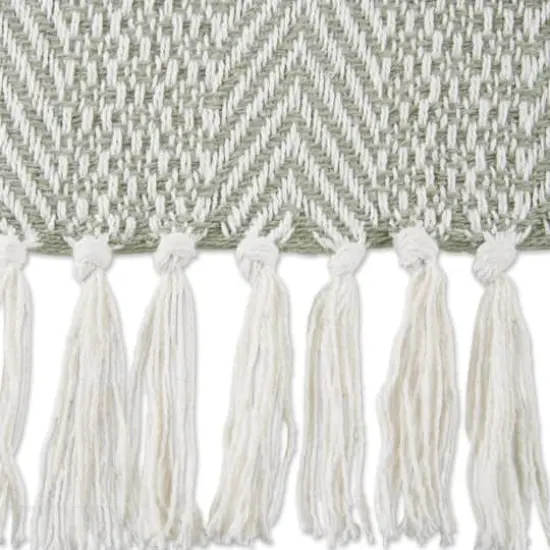 DII&reg; Artichoke Herringbone Stripe Throw {4}