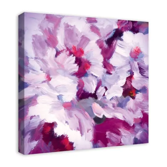 Lilac Florals 24" x 24" Canvas Wall Art {3}